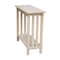 International Concepts Rectangle Mission Entry Table, 31.9 W, 13.2 L, 30 in H, Wood, Unfinished OT-2812 - alternate 1